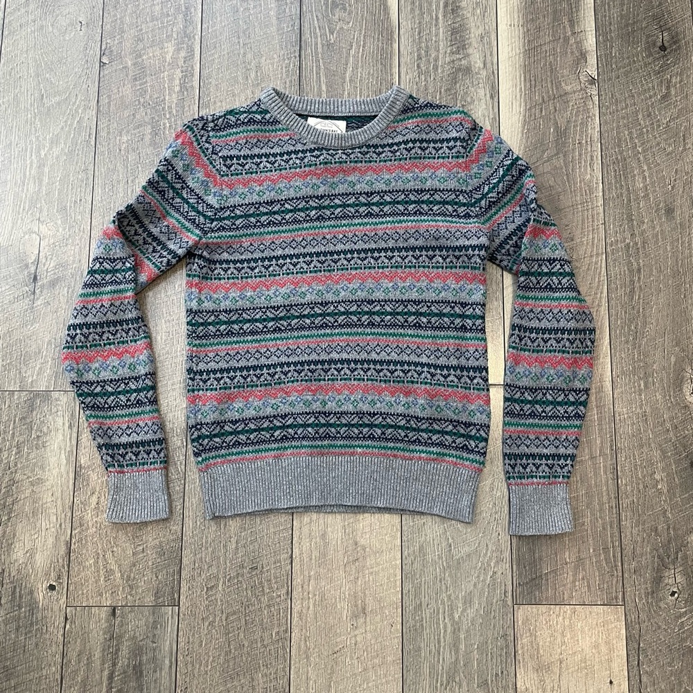Women’s St. John’s Bay Vintage Patterned Sweater Small